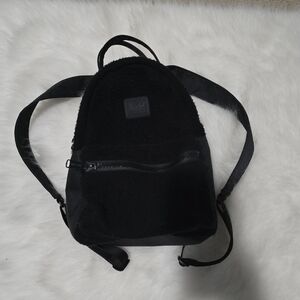 Herschel Supply Co. Nova Mini Sherpa Fleece Backpack black